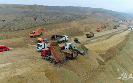 Talış-Tapqaraqoyunlu-Qaşaltı sanatoriyasına gedən avtomobil yolunun inşası davam etdirilir