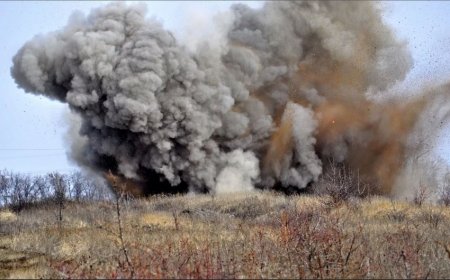 Yevlaxda kasetli bomba partlayıb, ölən var