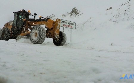 Kəlbəcərdə bütün yollar qar və buzdan təmizlənir