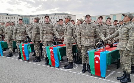 Azərbaycan Ordusunda andiçmə mərasimləri keçirilib-VIDEO