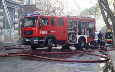 Bakıda məcburi köçkünlərin məskunlaşdığı binada yanğın olub