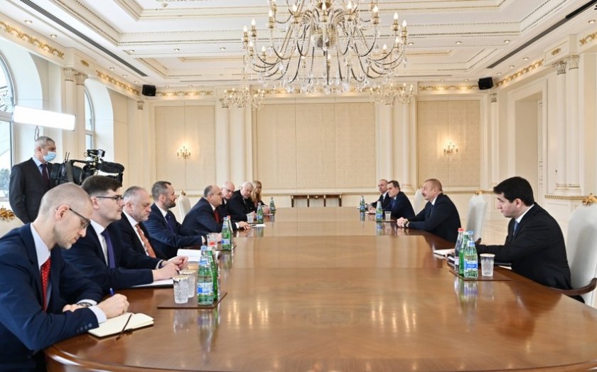 Prezident İlham Əliyev ATƏT-in sədrini qəbul edib