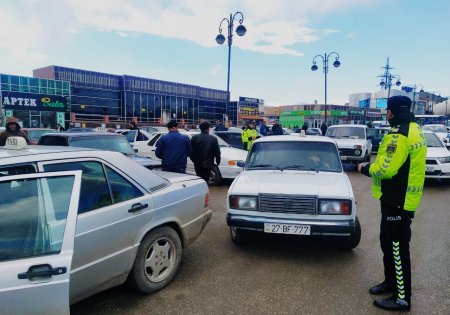 Qubada dayanma-durma və parklanma qaydalarını pozan sürücülərə qarşı tədbir keçirilib