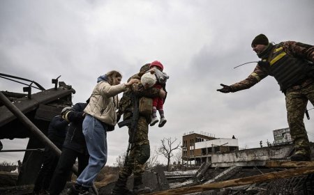Ukraynada hava həyəcanı elan edilib, Kiyevdə partlayışlar olub