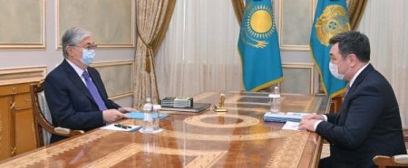 Qazaxıstan prezidenti Beynəlxalq Türk Akademiyasının prezidentini qəbul edib