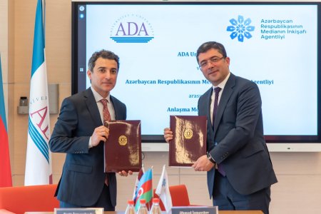 Medianın İnkişafı Agentliyi və ADA Universiteti arasında əməkdaşlıq memorandumu imzalanıb