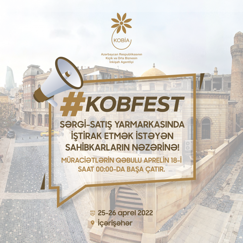 KOB Fest - sərgi-satış yarmarkası keçiriləcək