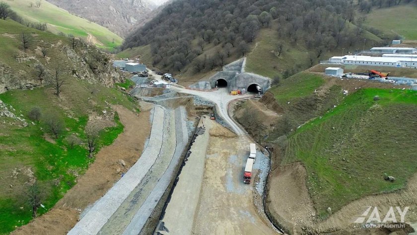 Toğanalı-Kəlbəcər-İstisu yolunun və Murovdağ tunelinin inşası davam etdirilir-VİDEO