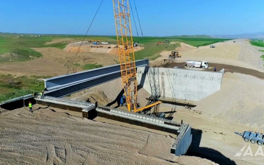 Horadiz-Cəbrayıl-Zəngilan-Ağbənd avtomobil yolunun inşası davam etdirilir