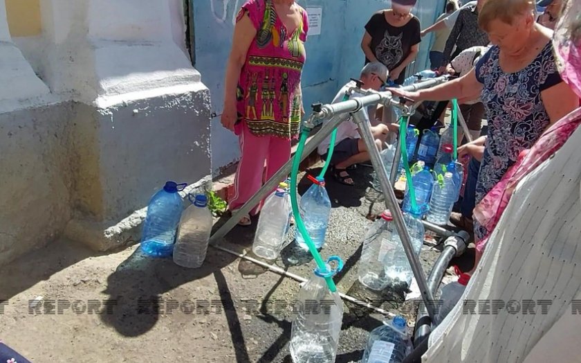 Ukraynalılar su böhranı yaşayır