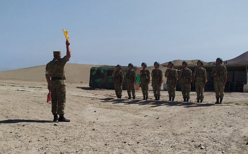 Azərbaycan Ordusunun kursantları təlim atış çalışmalarını yerinə yetirib