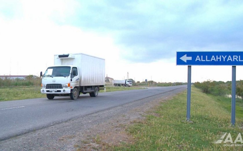 Beyləqanda uzunluğu 36 kilometr olan yol asfaltlanır-VİDEO