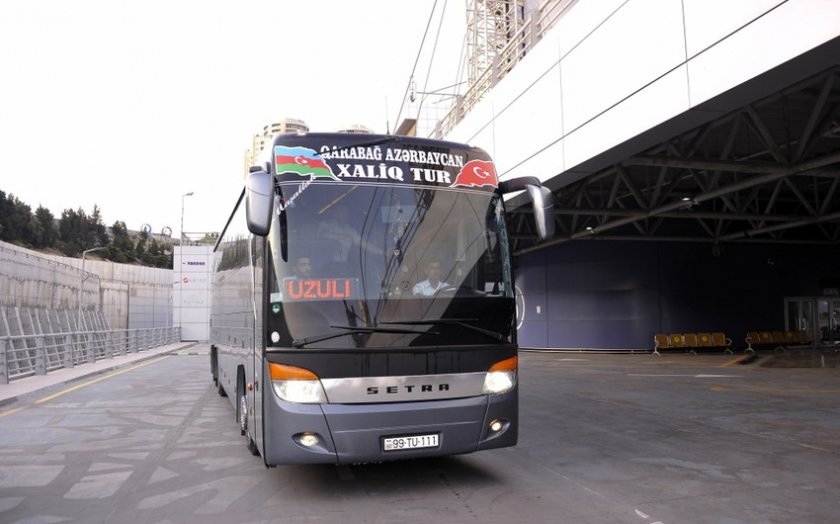 Bakıdan Füzuliyə ilk müntəzəm avtobus reysi açılıb