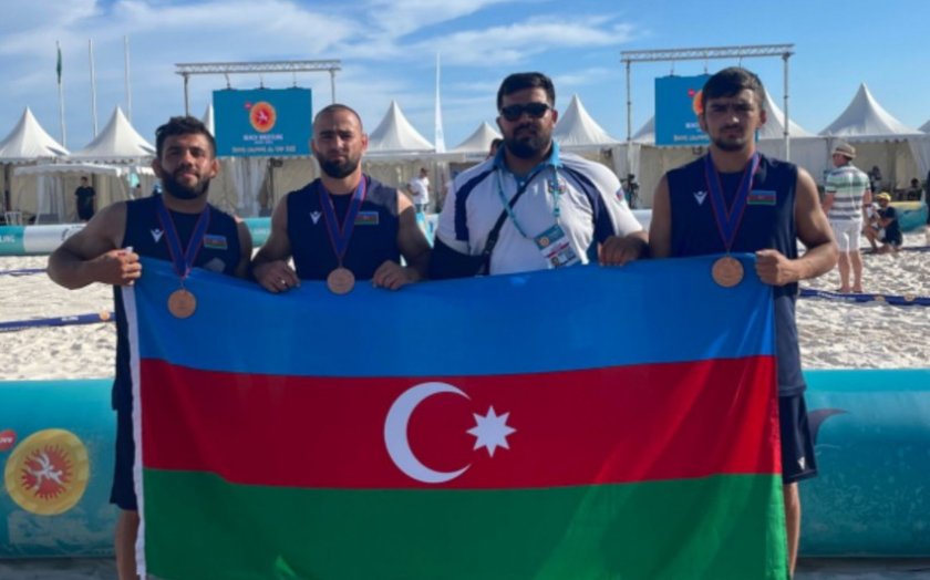 Azərbaycan güləşçiləri Fransada 3 medal qazanıblar
