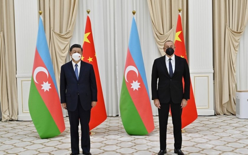 Azərbaycan Prezidenti Səmərqənddə Çinin dövlət başçısı ilə görüşüb