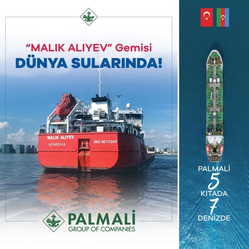 Şəhid mayor Malik Əliyevin adını daşıyan tanker “Palmali” ailəsinə qoşuldu