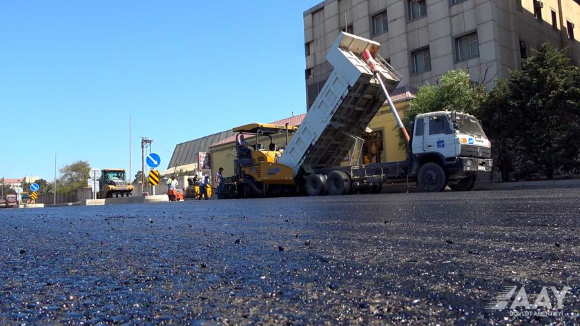 Nərimanov rayonunda daha bir küçənin təmiri başa çatır-VİDEO