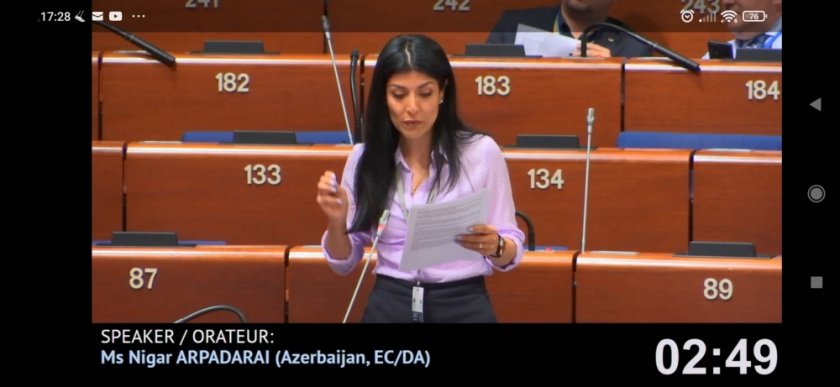 Deputat Nigar Arpadarai Avropa Şurasının idman nazirlərinin 17-ci konfransında iştirak edəcək