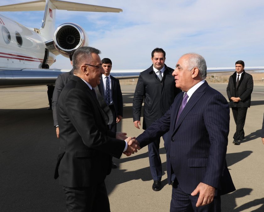 Türkiyənin vitse-prezidenti Füzuli Beynəlxalq Hava Limanı ilə tanış olub, Şuşaya yola düşüb