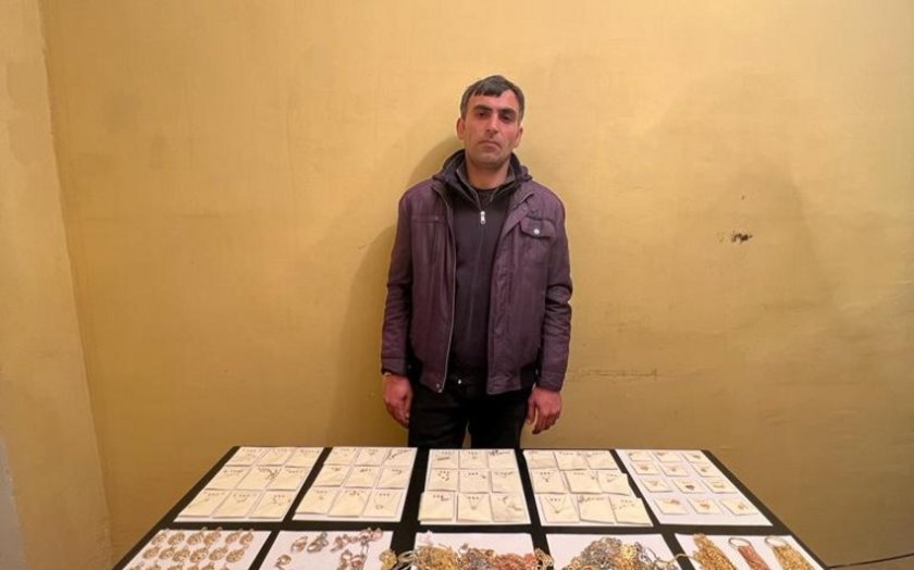 İrandan Azərbaycana 2 kq-dan artıq qızıl keçirilməsinin qarşısı alınıb, saxlanılan var