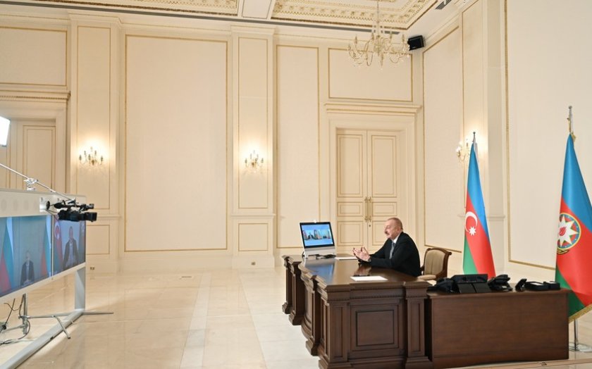 İlham Əliyev Bolqarıstan Prezidenti ilə videokonfrans formatında görüşüb