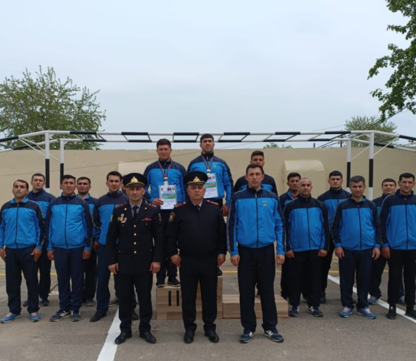Neftçala Rayon Polis Şöbəsində əməkdaşlar arasında yarış keçirilib