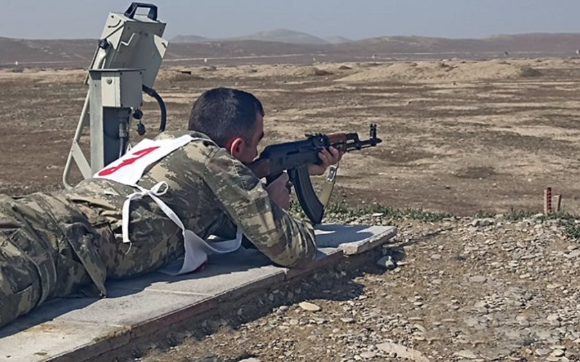 Azərbaycan Ordusunda hərbiləşdirilmiş kros birinciliyi keçirilib