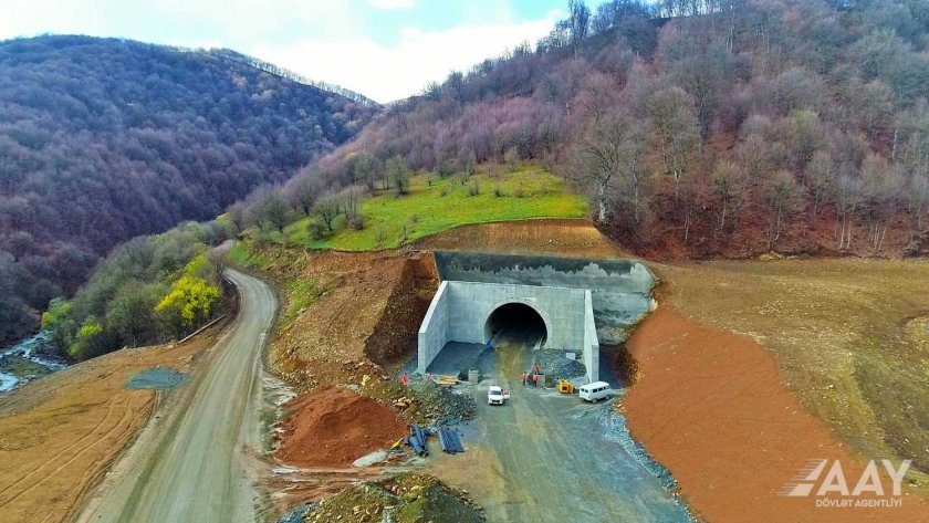 Toğanalı-Kəlbəcər-İstisu yolunun və Murovdağ tunelinin inşası sürətlə davam etdirilir-VİDEO