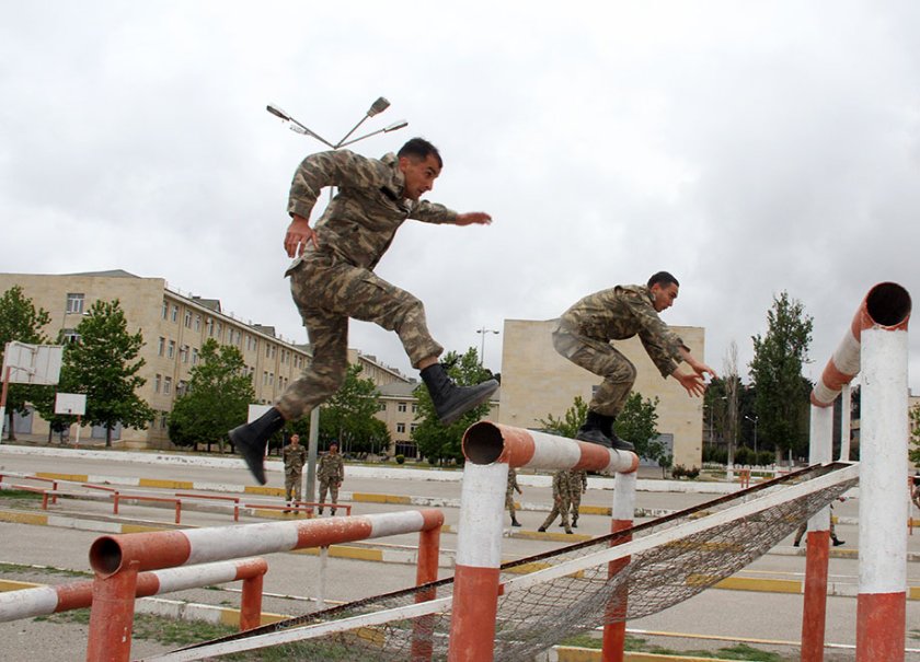 Azərbaycan Ordusunda hərbi beşnövçülük üzrə birincilik keçirilir - VİDEO