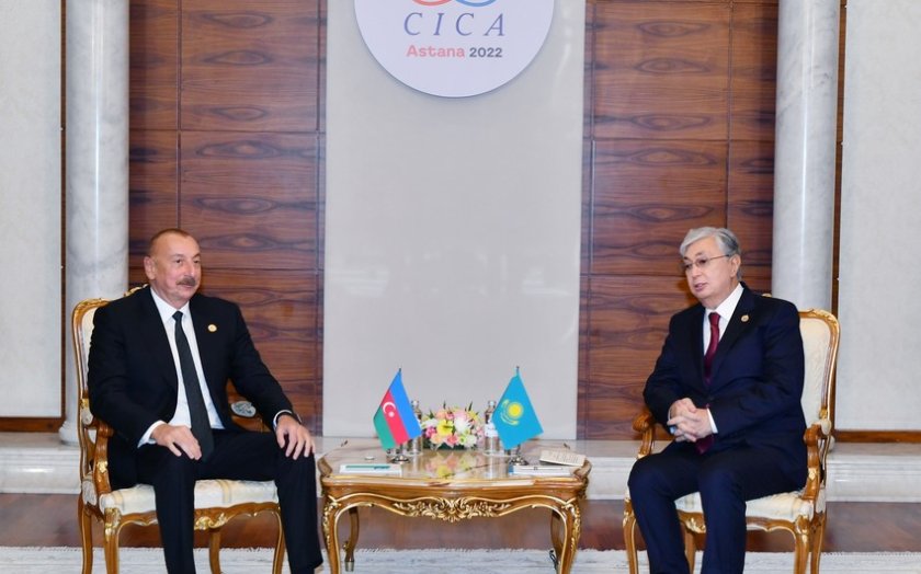 Prezident İlham Əliyev qazaxıstanlı həmkarına başsağlığı verib