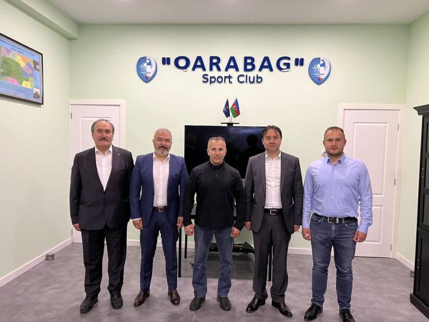 Diaspor rəhbərləri "Qarabag" İdman Klubunun ofisini ziyarət ediblər