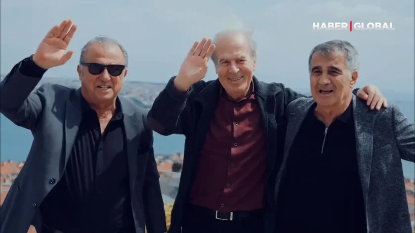 Türkiyə futbolunun üç əfsanəsi bir araya gəlib