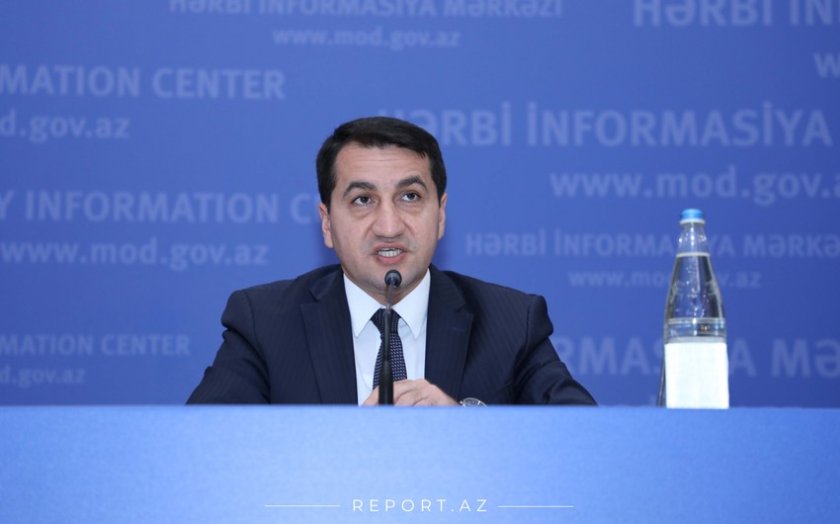 Hikmət Hacıyev: "Ermənistan anlamalıdır ki, barışın kökləri Vaşinqtonda yox, regiondadır"