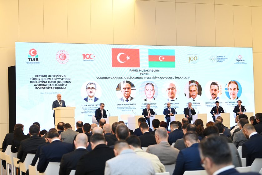 Azərbaycan-Türkiyə İnvestisiya Forumunda “Azərbaycan Respublikasında investisiya qoyuluşu imkanları” paneli təşkil edilib