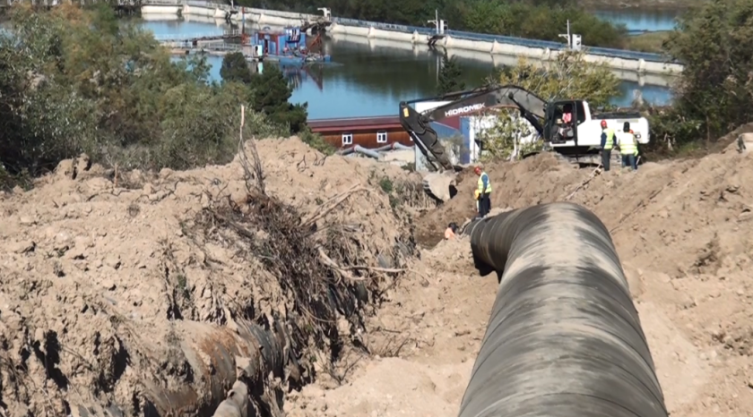 Tovuzda beton kanal çəkilir