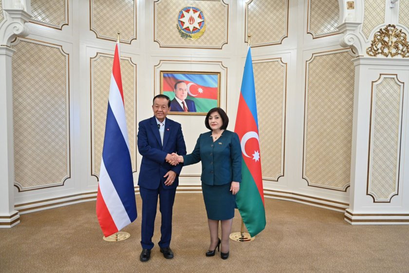 Sahibə Qafarova Tailandın Milli Assambleyasının prezidenti ilə görüşüb