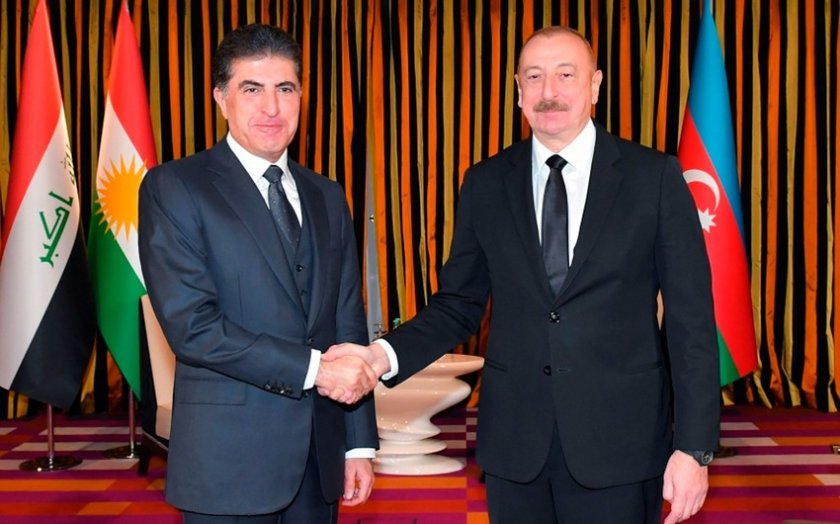 Münxendə Azərbaycan Prezidenti ilə İraq Kürdüstan Regionunun Başçısının görüşü olub
