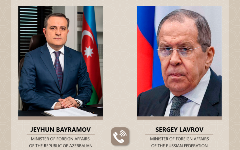 Ceyhun Bayramov Lavrovla danışıb, Moskvadakı terror aktını pisləyib