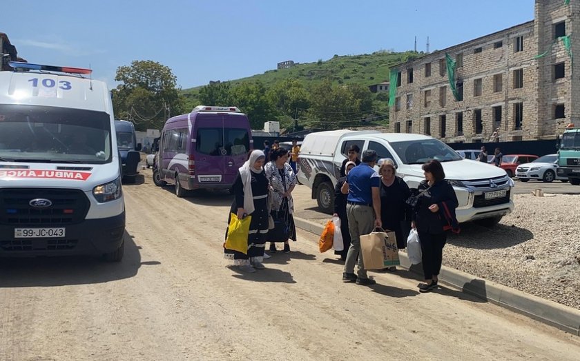 Növbəti 15 ailəlik köç karvanı Şuşaya çatıb, onlara açarlar təqdim olunub