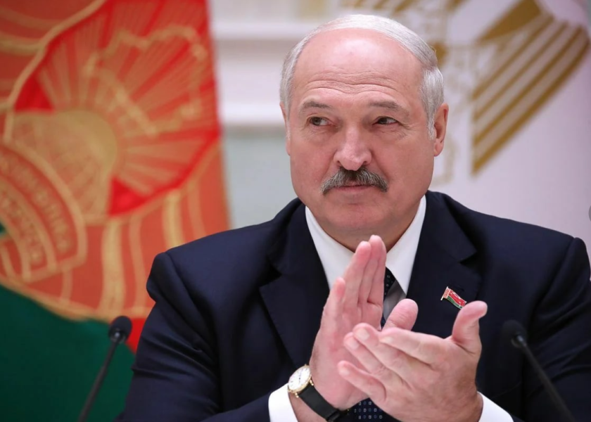 Belarus Prezidentinin rəsmi qarşılanma mərasimi olub