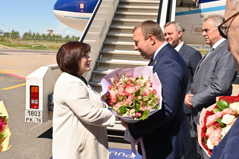 Sahibə Qafarova Rusiya Federasiyasına işgüzar səfərə gəlib