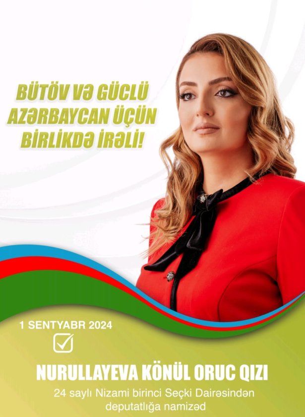 Millət vəkili Könül Nurullayeva 2020-2024-cü illər üzrə fəaliyyət hesabatını təqdim edib