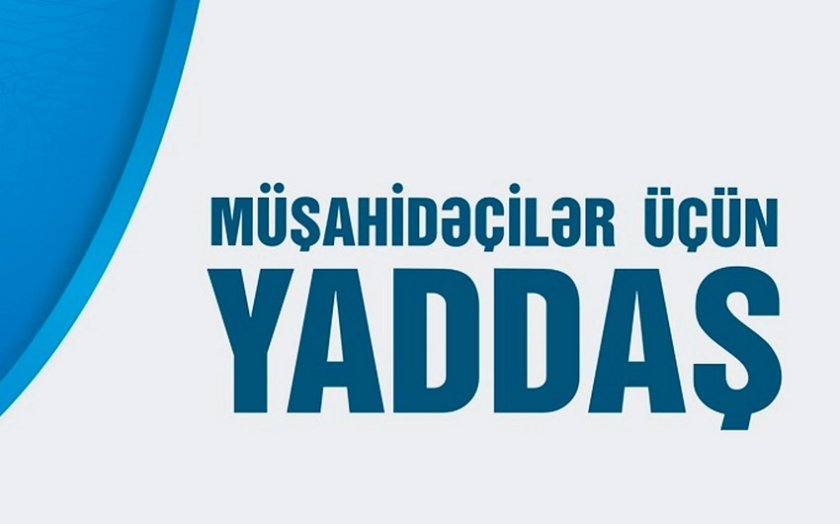 MSK bələdiyyə seçkilərində “Müşahidəçilər üçün yaddaş” kitabçası hazırlayıb