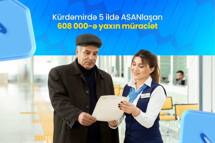 5 ildə Kürdəmirdə ASANlaşan 608 000 müraciət!