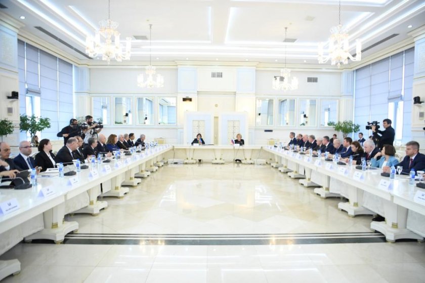 Проведено очередное заседание Комиссии по межпарламентскому сотрудничеству между Милли Меджлисом Азербайджанской Республики и Федеральным собранием Российской Федерации