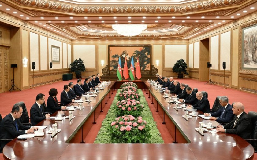 Prezident İlham Əliyevin Çinin Sədri Si Cinpin ilə geniş tərkibdə görüşü olub