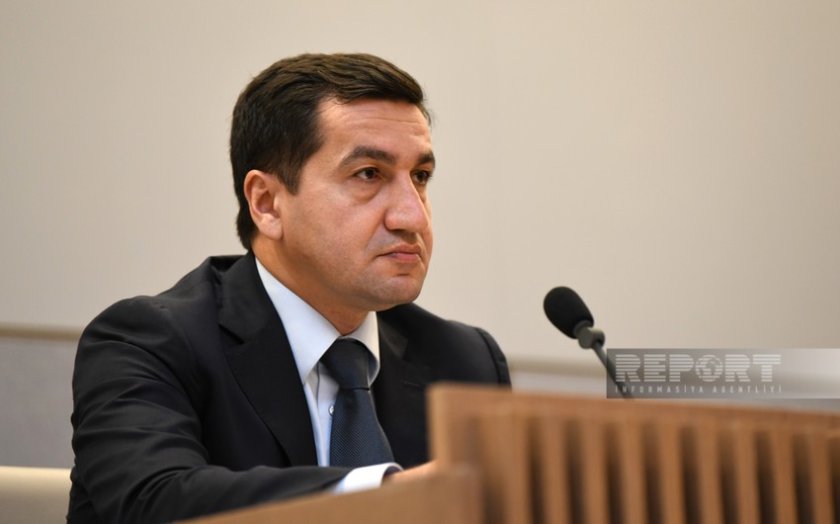 Hikmət Hacıyev diplomatik korpus nümayəndələrinin Qarabağa səfəri barədə paylaşım edib