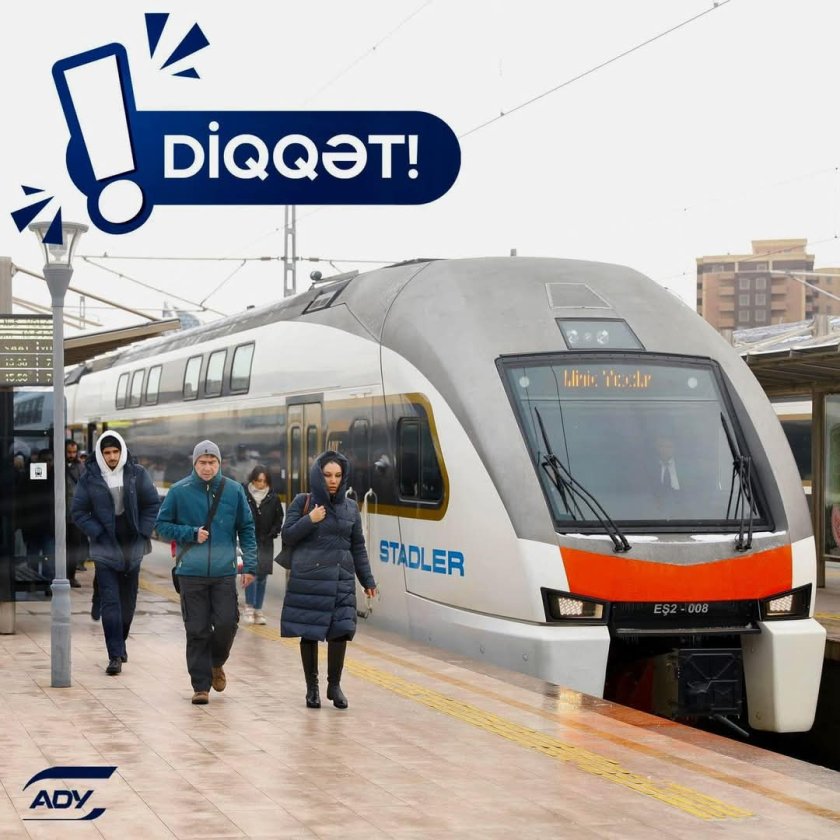 Qatarların sürət həddi endirilib