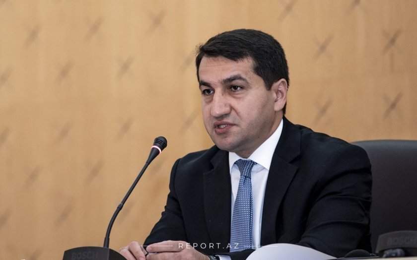 Hikmət Hacıyev İran Prezidentinin müşaviri ilə görüşüb