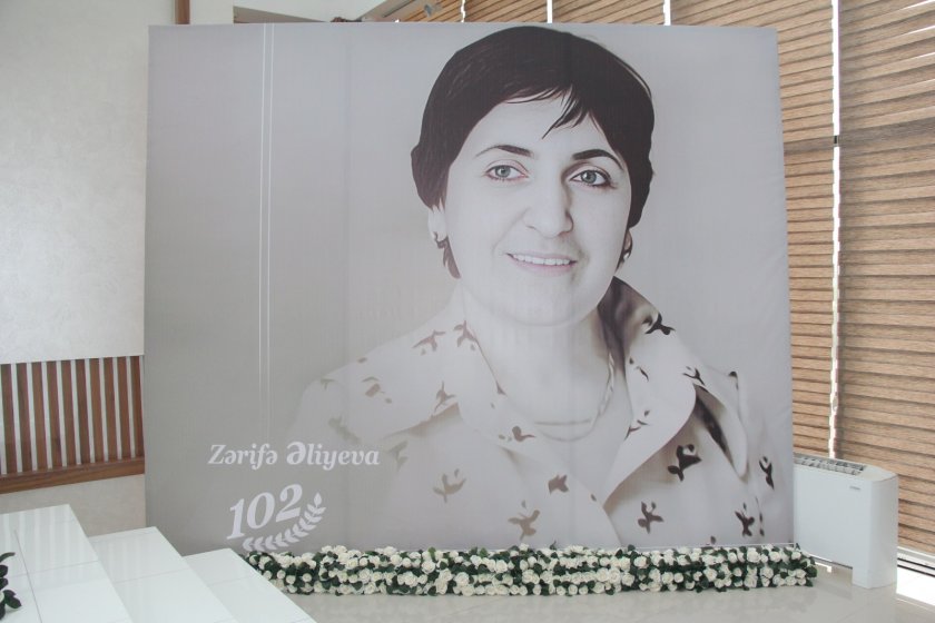 Yevlaxda Zərifə xanım Əliyevanın xatirəsi anıldı